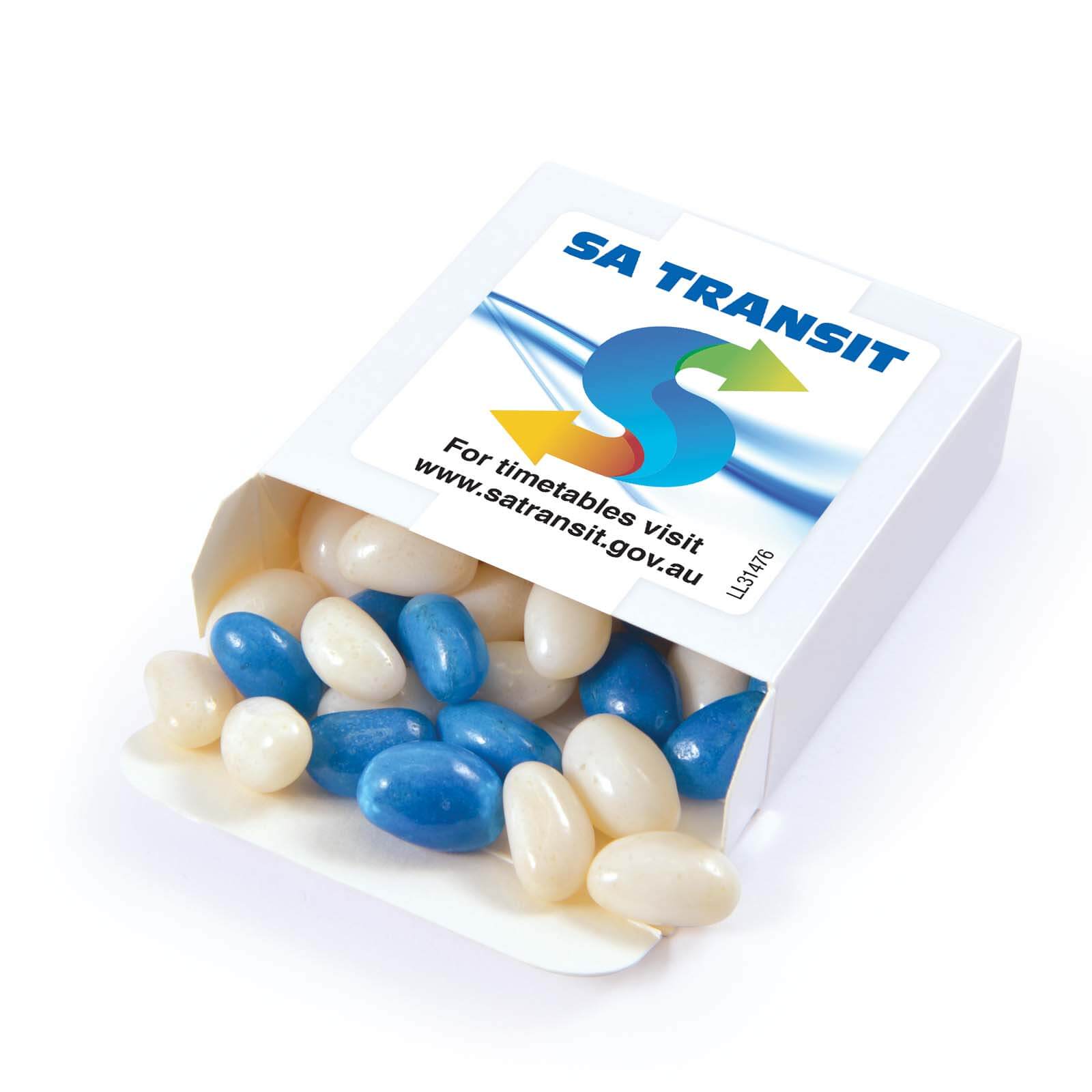 Corporate Colour Jelly Beans In A Box CALL31476 Branded Corporate Colour Jelly Beans In A Box CALL31476 Branded
