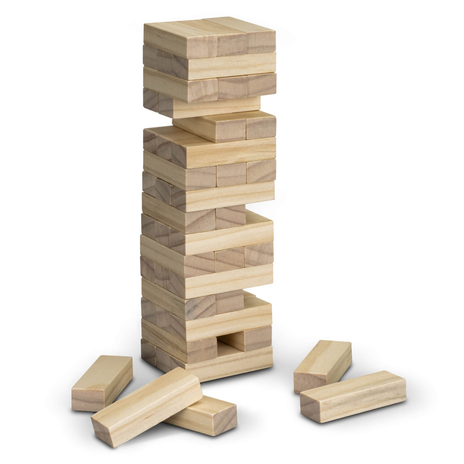 Mini Tumbling Tower CA121506 Unbranded Front View Natural2
