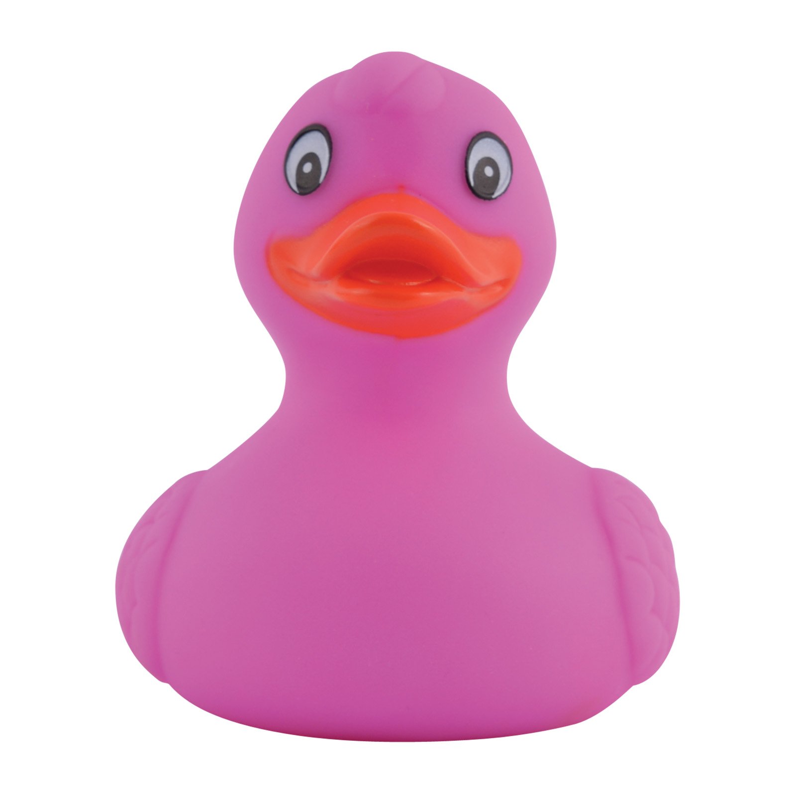 Rubber Bath Duck Custom Colours CALN012 Unbranded Front View Pink