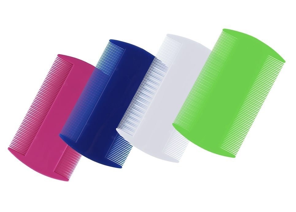 Fine Tooth Flea Comb CAPCH273 Unbranded All Colours Front View