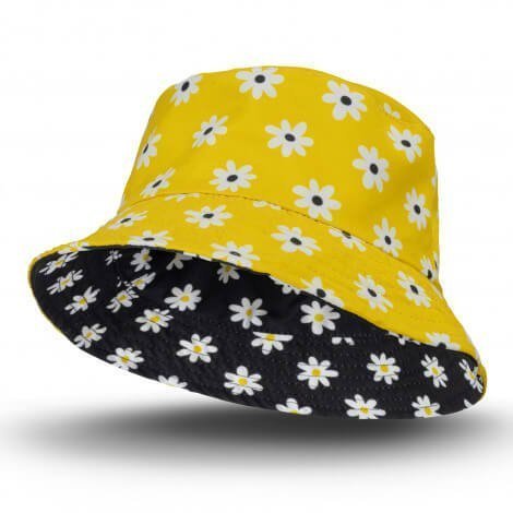 Sonny Custom Reversible Bucket Hat CA123072 Branded Side 2 View Lifestyle Image