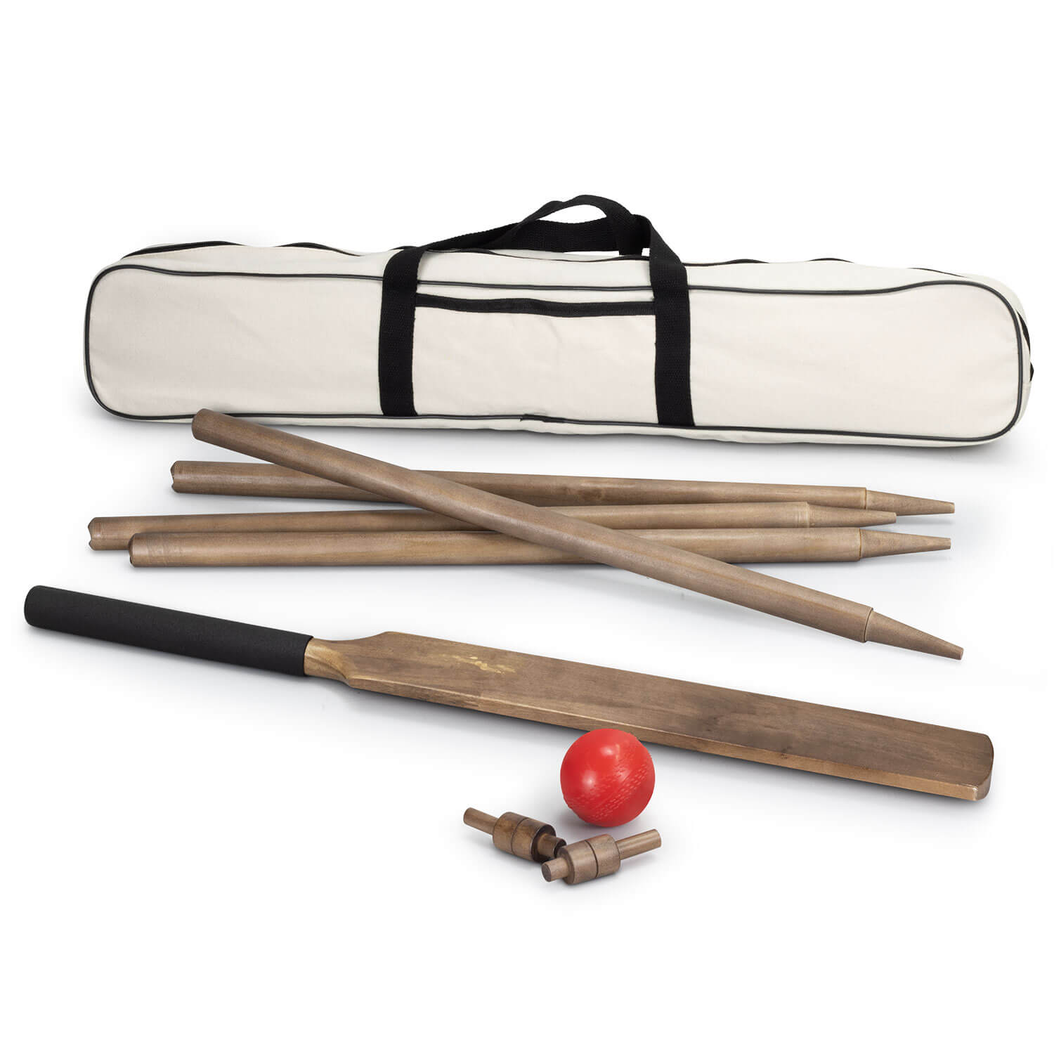 Boundary Cricket Set CA121847 Unbranded Front View Natural Boundary Cricket Set CA121847 Unbranded Front View Natural