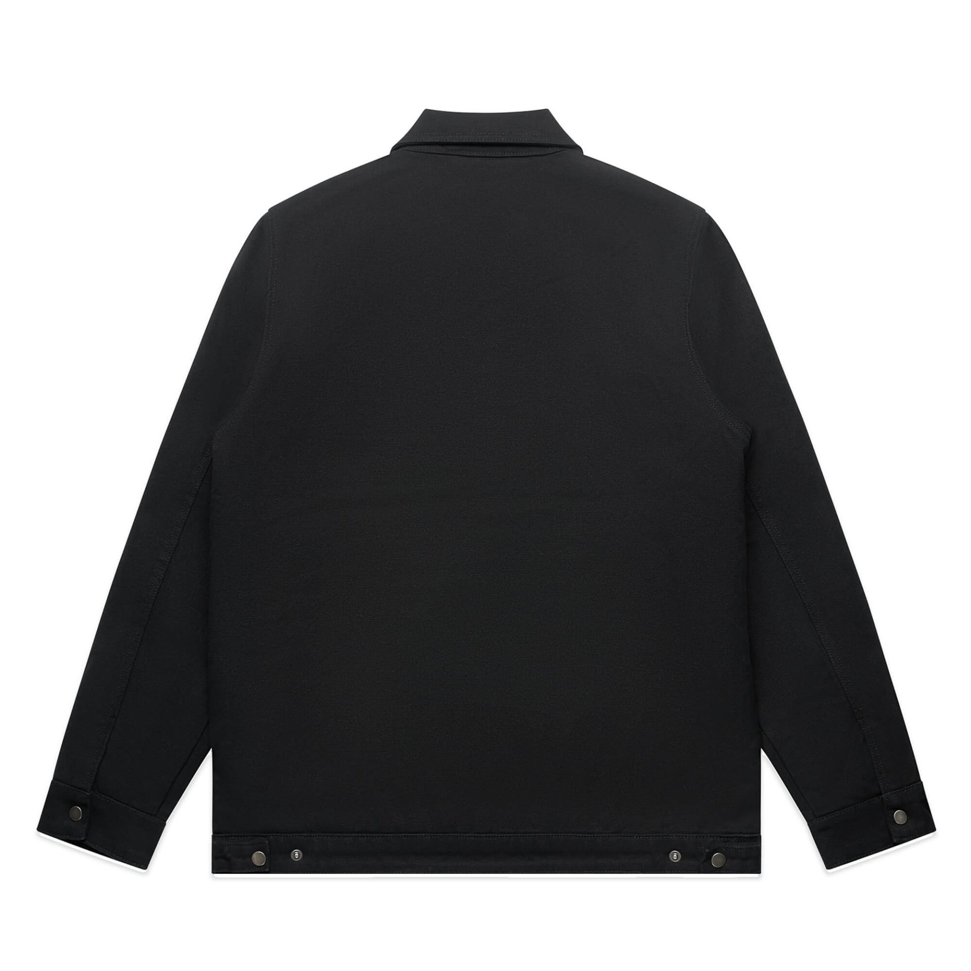 Mens Canvas Heavy Jacker CA5527 Unbranded Back View Black