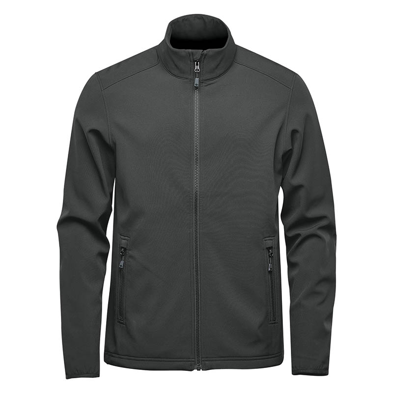 Narvik Soft Shell Jacket Men's CAKBR 1 Unbranded Dolphin Front View Narvik Soft Shell Jacket Men's CAKBR 1 Unbranded Dolphin Front View