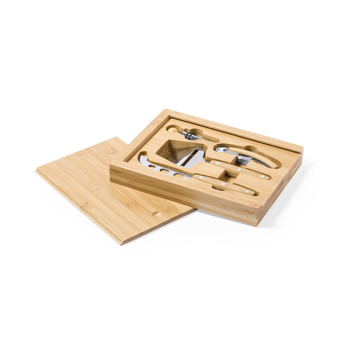 Cheese & Wine Gift Set CA6994 Unbranded Natural Colours Top View Open Gift Box 2 Cheese & Wine Gift Set CA6994 Unbranded Natural Colours Top View Open Gift Box 2