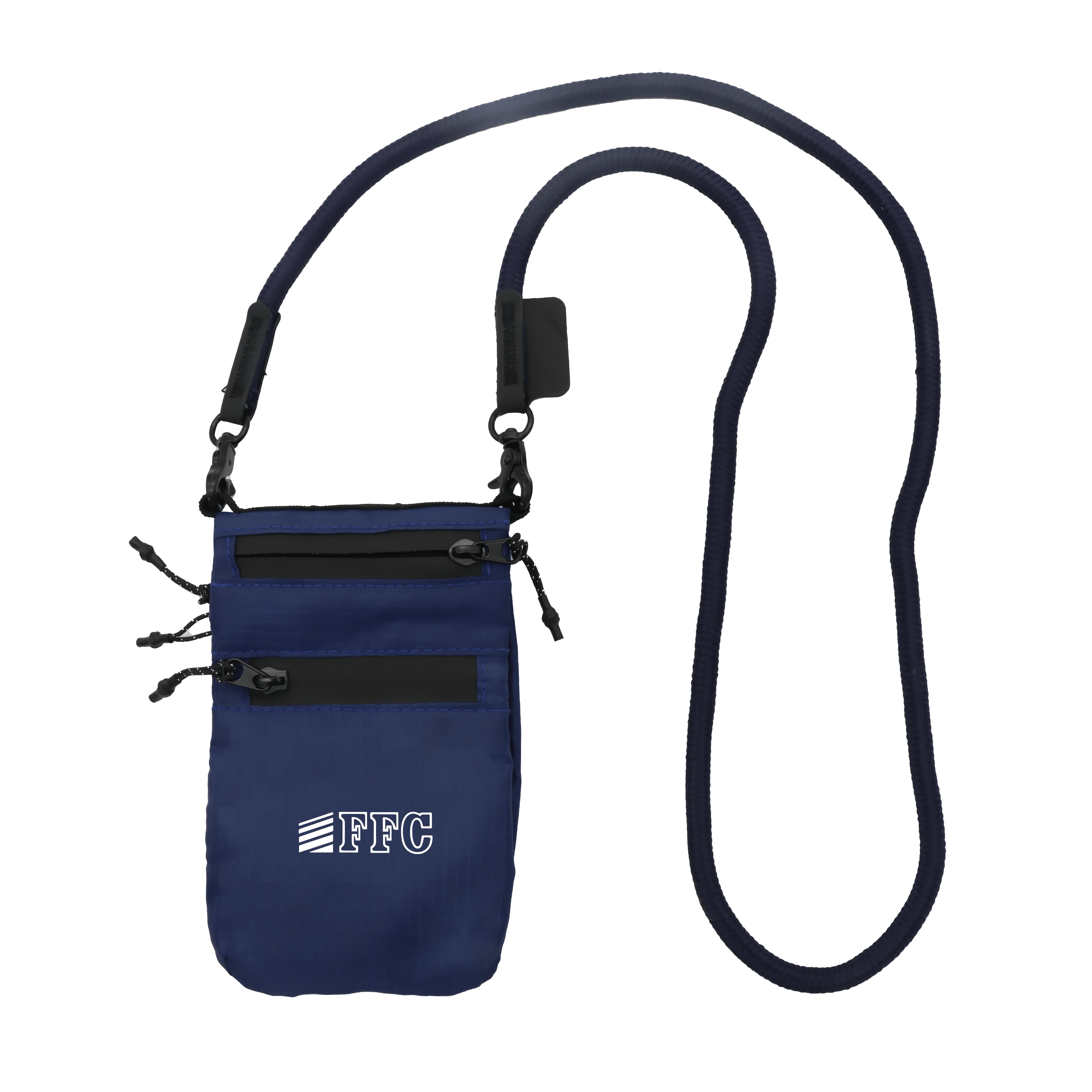 Adventure Pro Ripstop Water Resistant Pouch CAB721 Branded Navy Front View