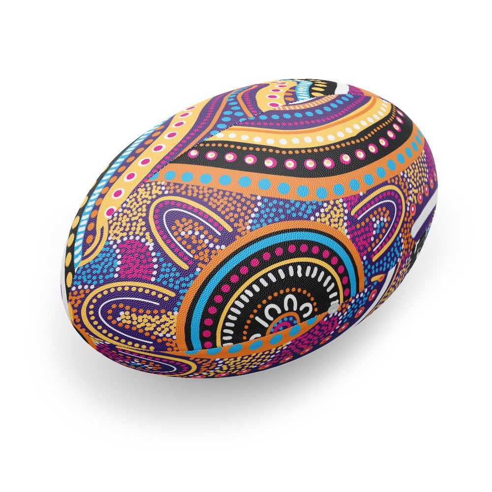 Generations 9 Rugby Ball CAIP030 Unbranded Various Colours Side View
