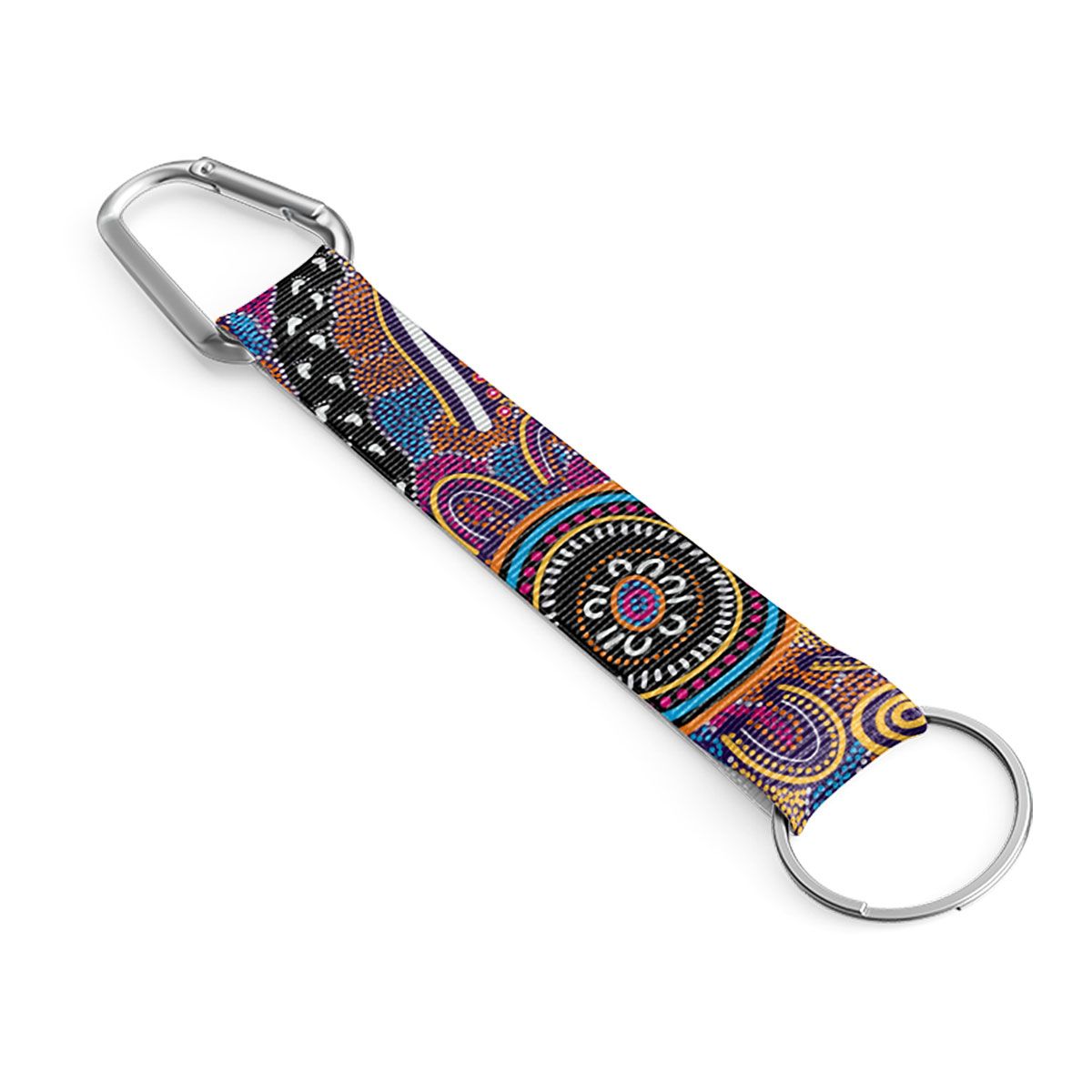 Generations Carabiner Lanyard CAIP027 Unbranded Various Colours Front View