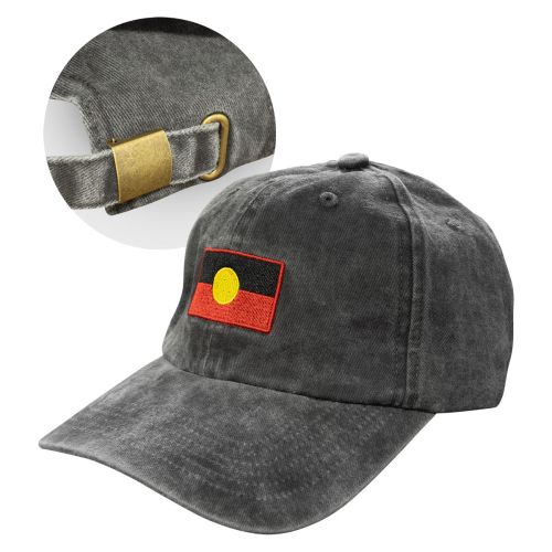 Generations Faded Cap CAIP008 Unbranded Black Front Angle View