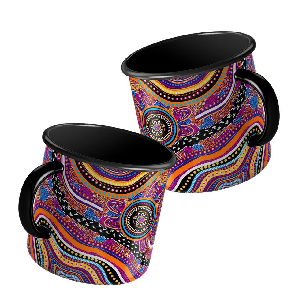 Generations Metal Mug 350ml CAIP014 Unbranded Various Colours Side View Generations Metal Mug 350ml CAIP014 Unbranded Various Colours Side View