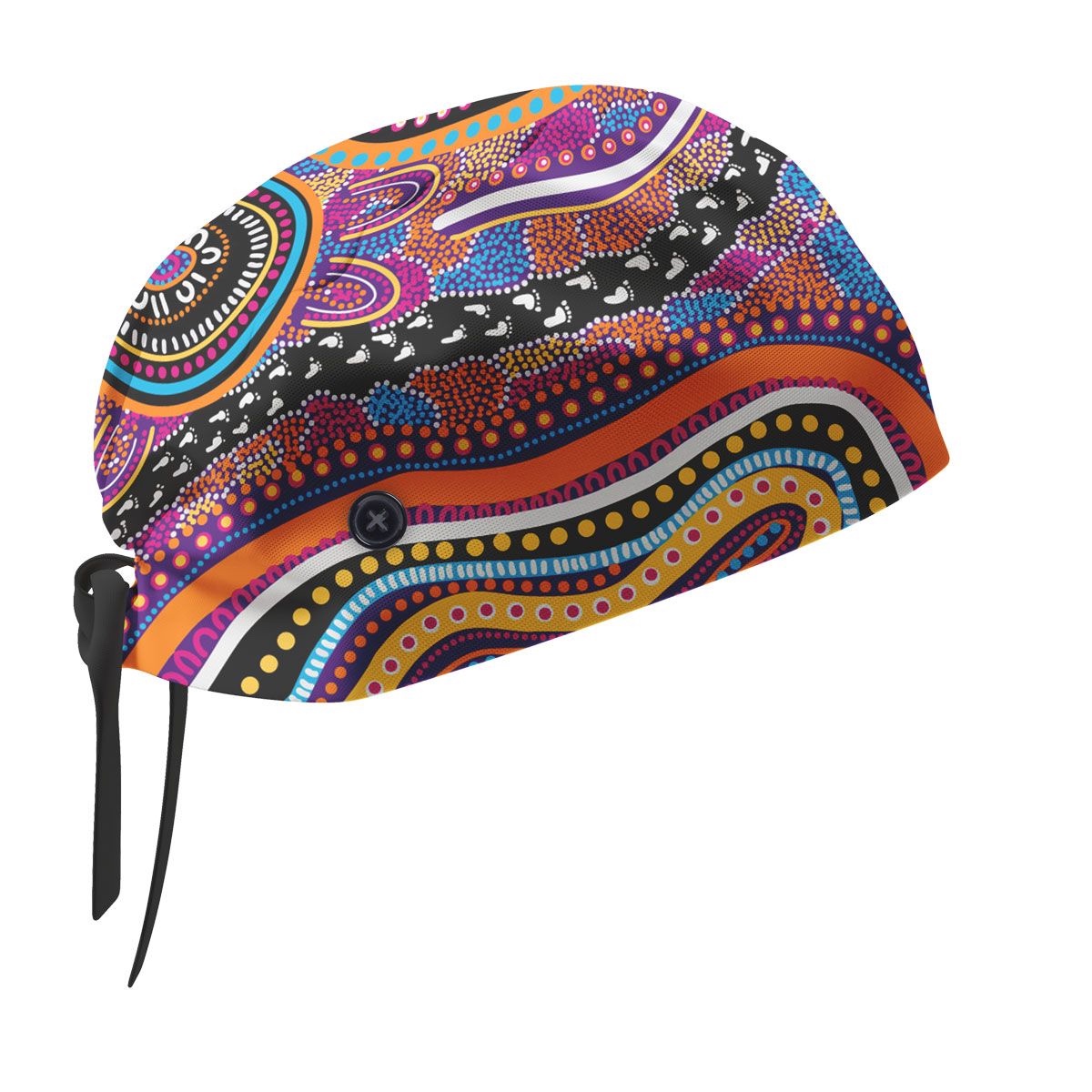 Generations Scrub Hat CAIP008 Unbranded Various Colour Side Back View