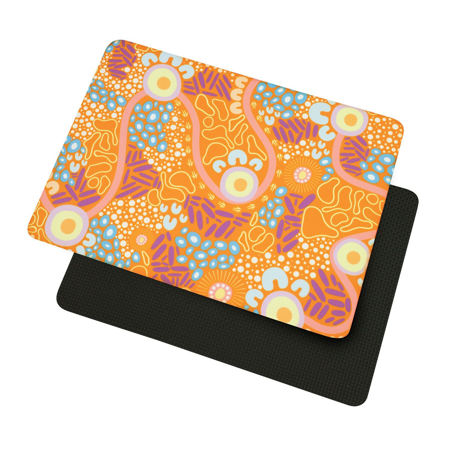Moving Forward Mouse Mat CAIP047 Unbranded Orange Front View