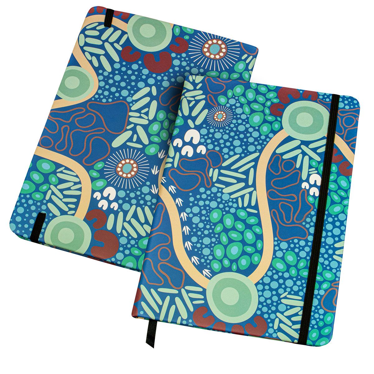 Moving Forward Premium A5 Notebook CAIP042 Unbranded Blue Front View