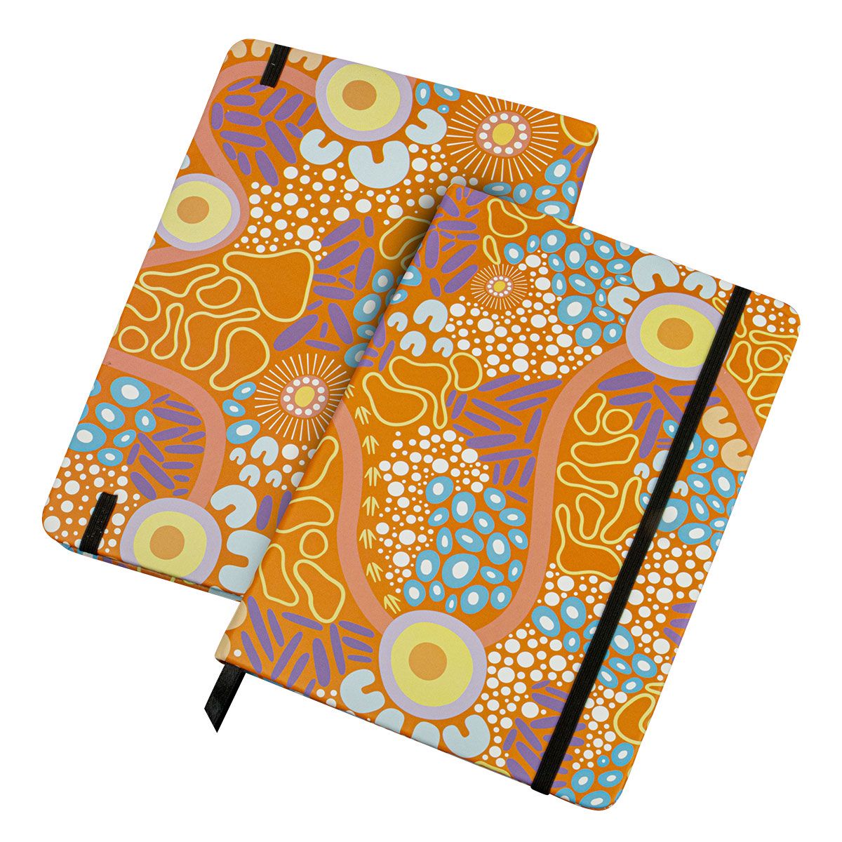 Moving Forward Premium A5 Notebook CAIP042 Unbranded Orange Front View