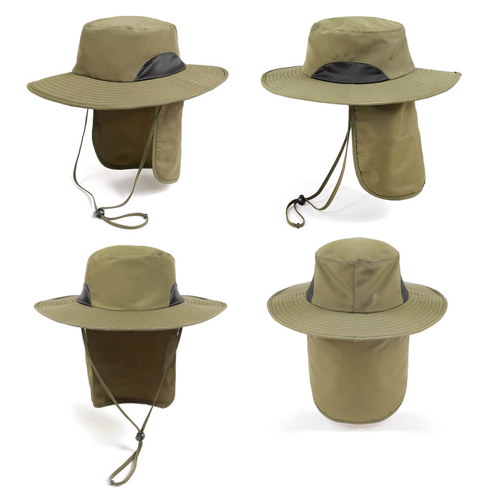 Outdoor hat CAAH726 Multiangle Army Green