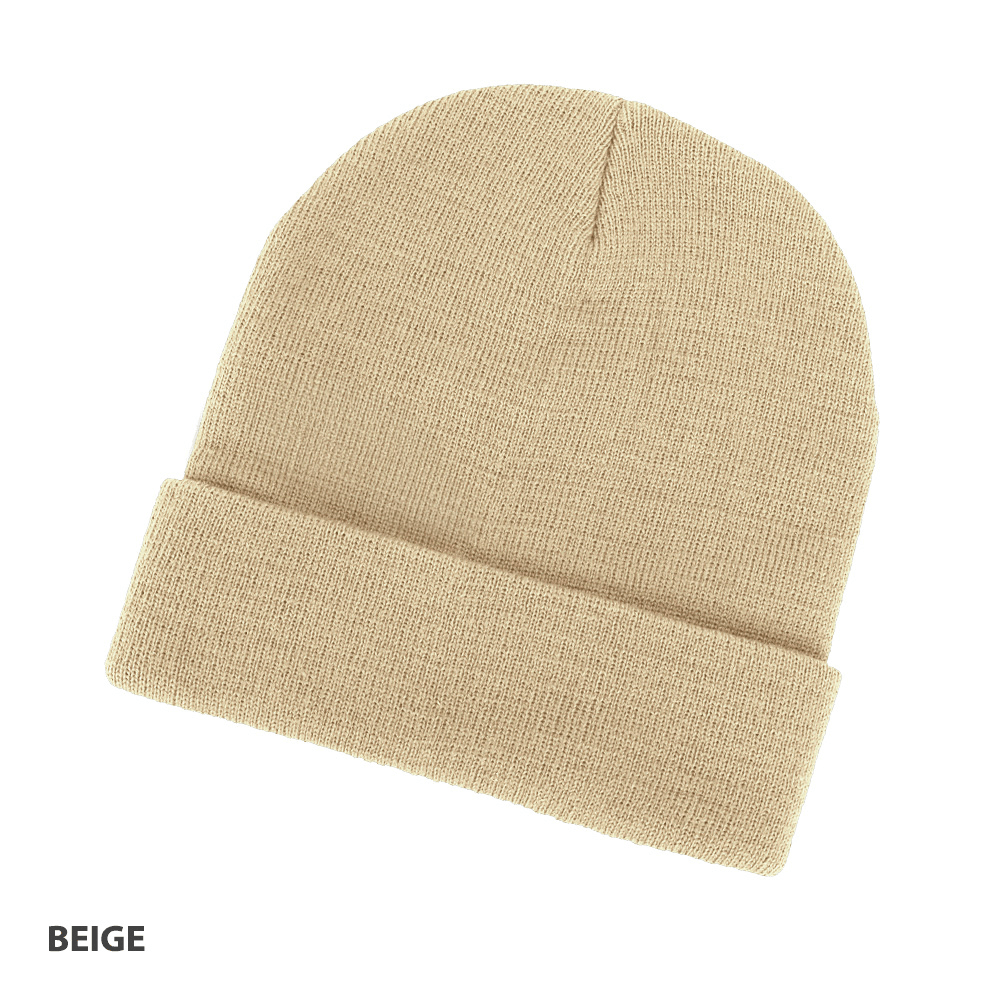 Acrylic Beanie CAAH720 Beige Acrylic Beanie CAAH720 Beige
