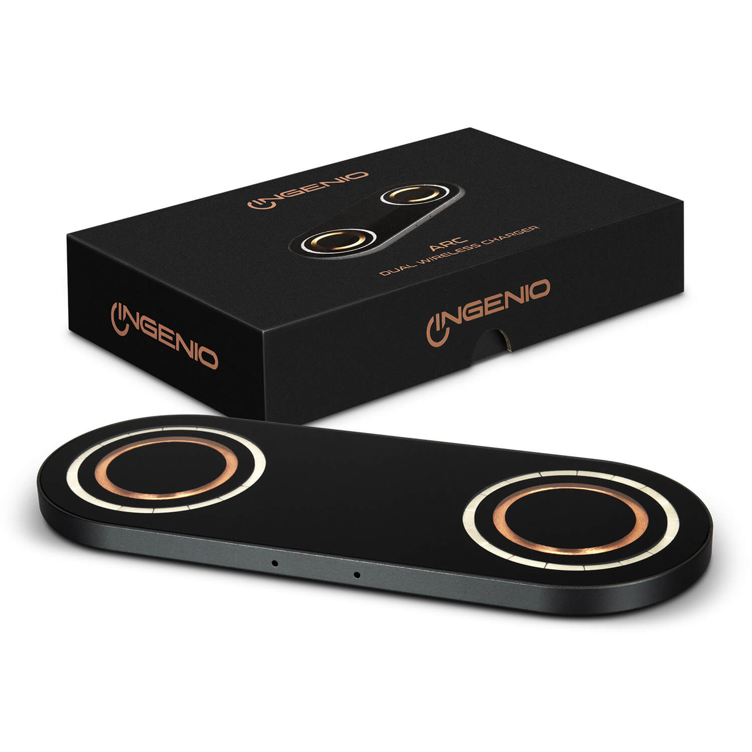 INGENIO Arc Dual Wireless Charger CA127074 With Box INGENIO Arc Dual Wireless Charger CA127074 With Box