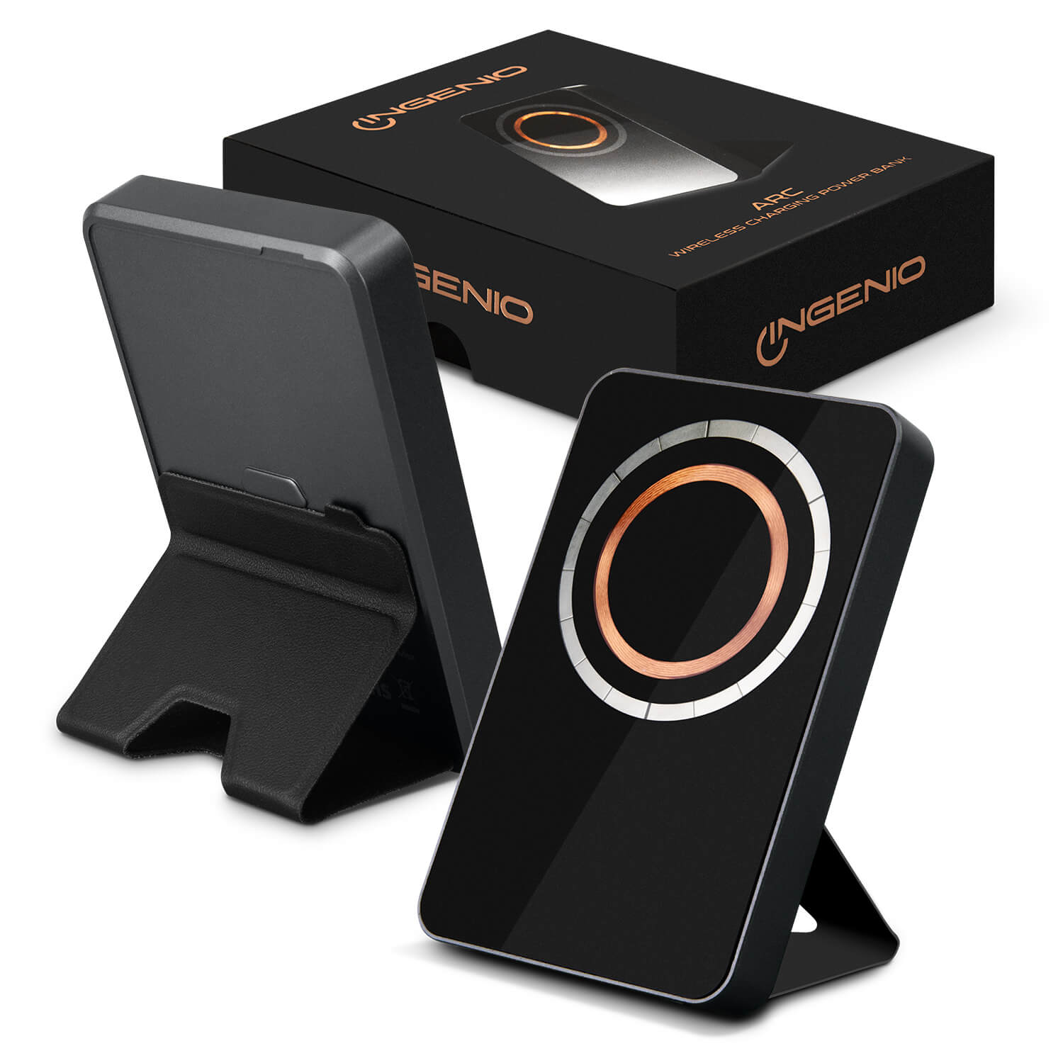 INGENIO Arc Wireless Charging Power Bank CA127075 With Box INGENIO Arc Wireless Charging Power Bank CA127075 With Box