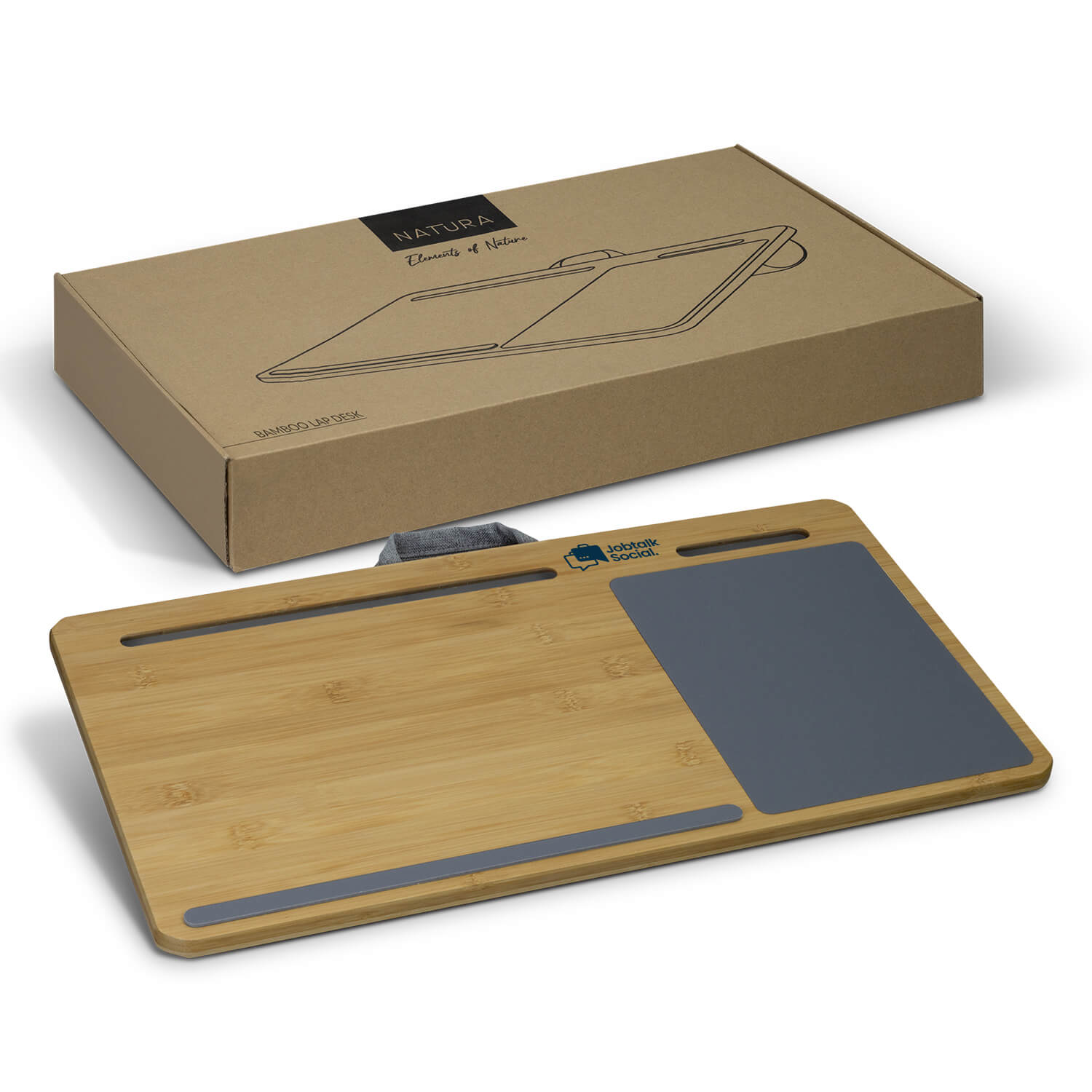 NATURA Bamboo Lap Desk CA123717 Main Branded NATURA Bamboo Lap Desk CA123717 Main Branded